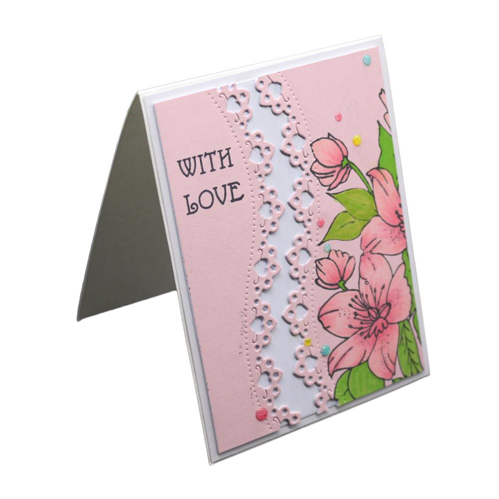 Металлический серебристый трафарет для тиснения, штампы для резки, для скрапбукинга, изготовление открыток из бумаги