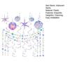 29 Pcs Iridescent Party Decorations Holographic Foil Fan Shiny Star Honeycomb Ball Hanging Swirls Decoration for Baby Shower Mermaid Themed