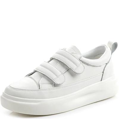 Весенние кроссовки Новые женские мокасины на толстой подошве из натуральной кожи Женская обувь Летние повседневные туфли на плоской подошве для женщин