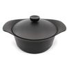 Глубокий чугунный горшок Sori Yanagi Nanbu Ironware, сочетающий в себе простой дизайн, высокую прочность, удобную крышку и практичность. Сделано в Японии. Ручка IH.