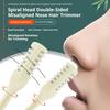 3/5Pcs Double-Head Nose Hair Trimmer Sharp Blade 360 Degree Rotating Nasal Hair Cutter Remover Men Women Manual Nose Hair Trimming Tools
