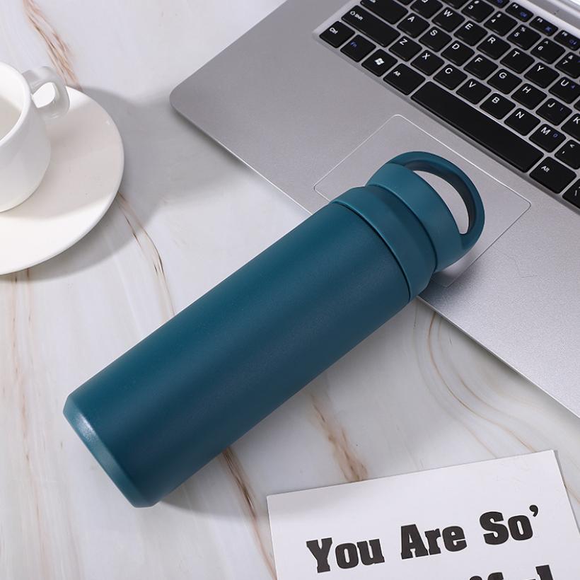 Student Back to School Portable Eco-Friendly 304 Stainless Steel Double Wall Vacuum Flask with Grain Cover