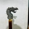 Ручная работа, трость-посох с головой дракона: Готическое Косплей