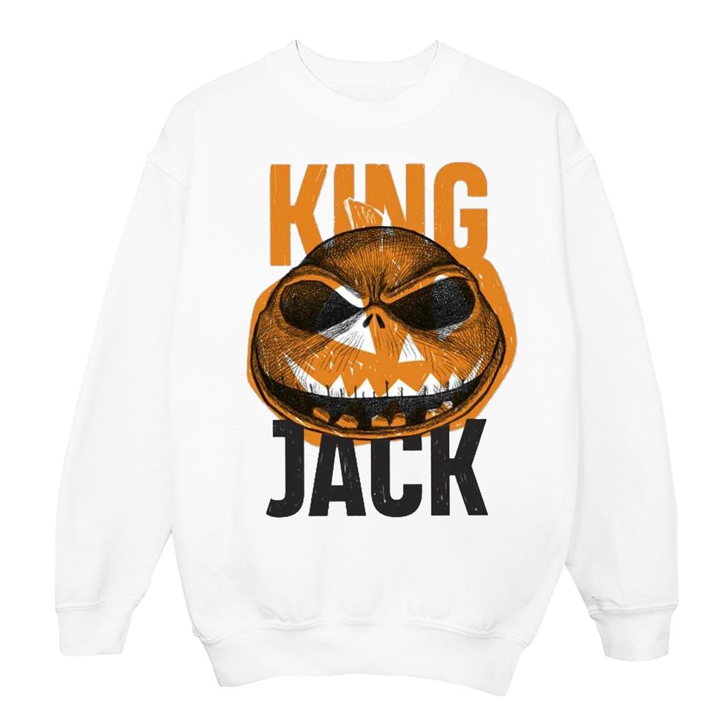 Disney Mens The Nightmare Before Christmas King Jack Sweatshirt