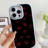 LZ23 Lips Kiss Heart Design Art Soft Phone Case for Samsung S24 Ultra S23 Plus S21 A16 A54 A34 A05 Infinix Hot 40 30i Lens Protection Shockproof Cover
