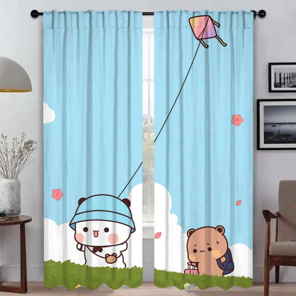 Плотные шторы для камеры Bubu и Dudu Shades Шторы для домашнего интерьера для гостиной Украшение на Хэллоуин Оконные занавески
