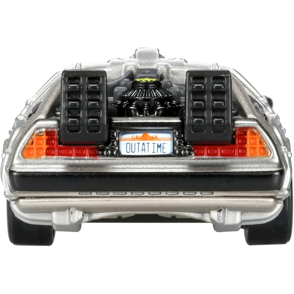 Takara Tomy Tomica Premium Unlimited 07 Back to the Future Time Machine Diecast Car Toy for Ages 6 and Up