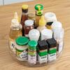 Yousheng Clear Spice Rack Lazy Susan Turntable Многоуровневая вращающаяся на 360 градусов полка для приправ Кухонный органайзер для столешницы