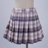 Юбка для девочек, эластичный пояс, сетчатая Студенческая плиссированная юбка, детская школьная одежда, повседневная одежда
