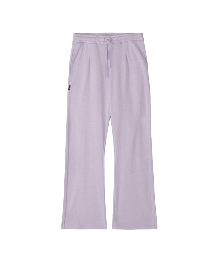 WILLIWAW STUDIO Ww One-Tuck Semi-Wide Sweatpants [Lavender]
