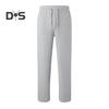 Women Fall Winter Pants Drawstring Elastic Waist Wide Leg Loose Soft Solid Color Pockets High Waist Soft Breathable Full Length Sports Trousers Yoga