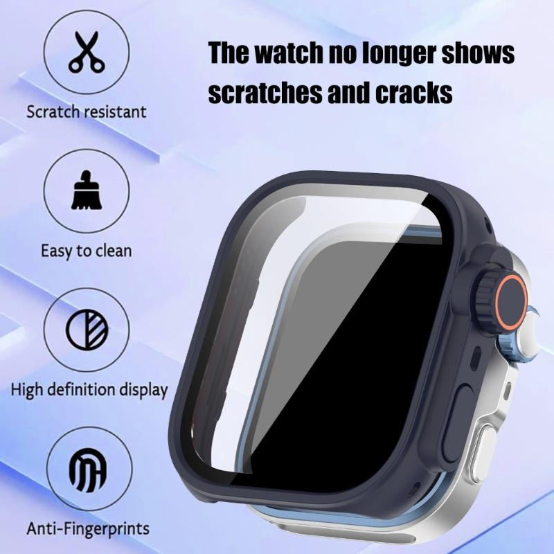 Смарт-часы Корпус ПК Стекло Пылезащитный Чехол Защита Для Watch Fit 4 Защитная Пленка Рамка Корпус Безопасный Быстро Крепится и Снимается