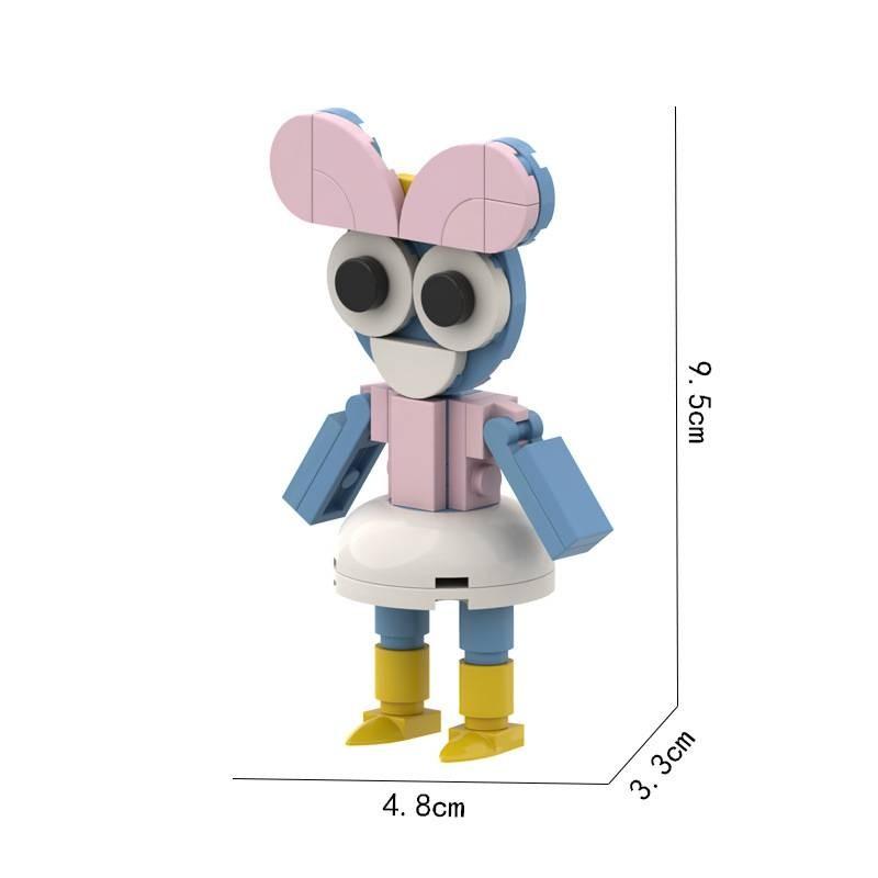 Мир Строительства Денди Блочная Игрушка Мультфильм Анимация Дети Сборка Куклы