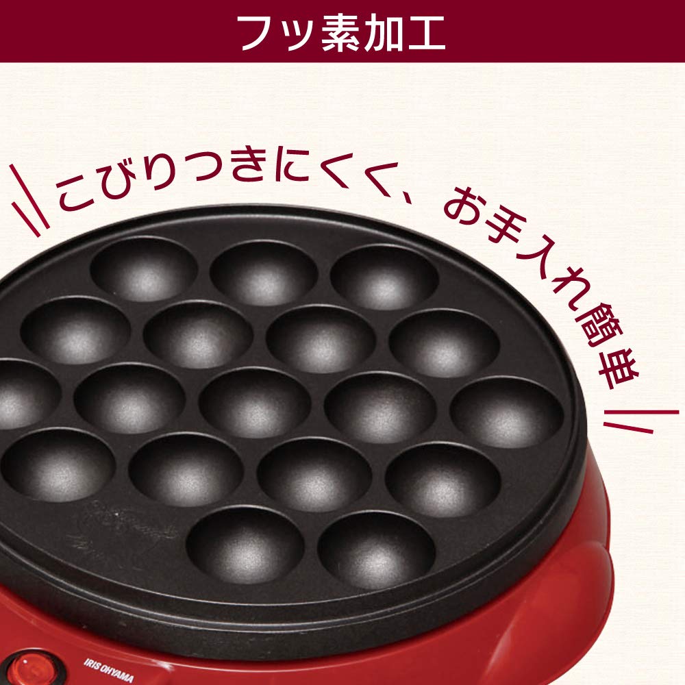 Iris Ohyama Takoyaki Maker Красный ITY-18A-R