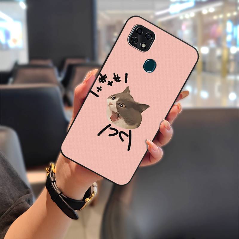 Мультяшный чехол на заднюю крышку для телефона ZTE Blade 20 для пары, ТПУ, прочный, водонепроницаемый, пыленепроницаемый, ударопрочный, противоударный, защитный