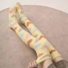 Women Long Floor Socks Soft Fluffy Over Knee Socks Colorful Warm Thick Thigh High