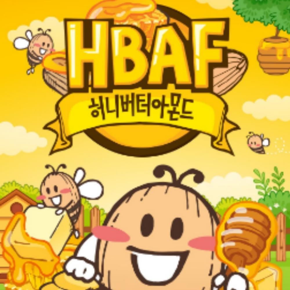 HBAF Honey Butter Almonds (120g X 4 Packs)