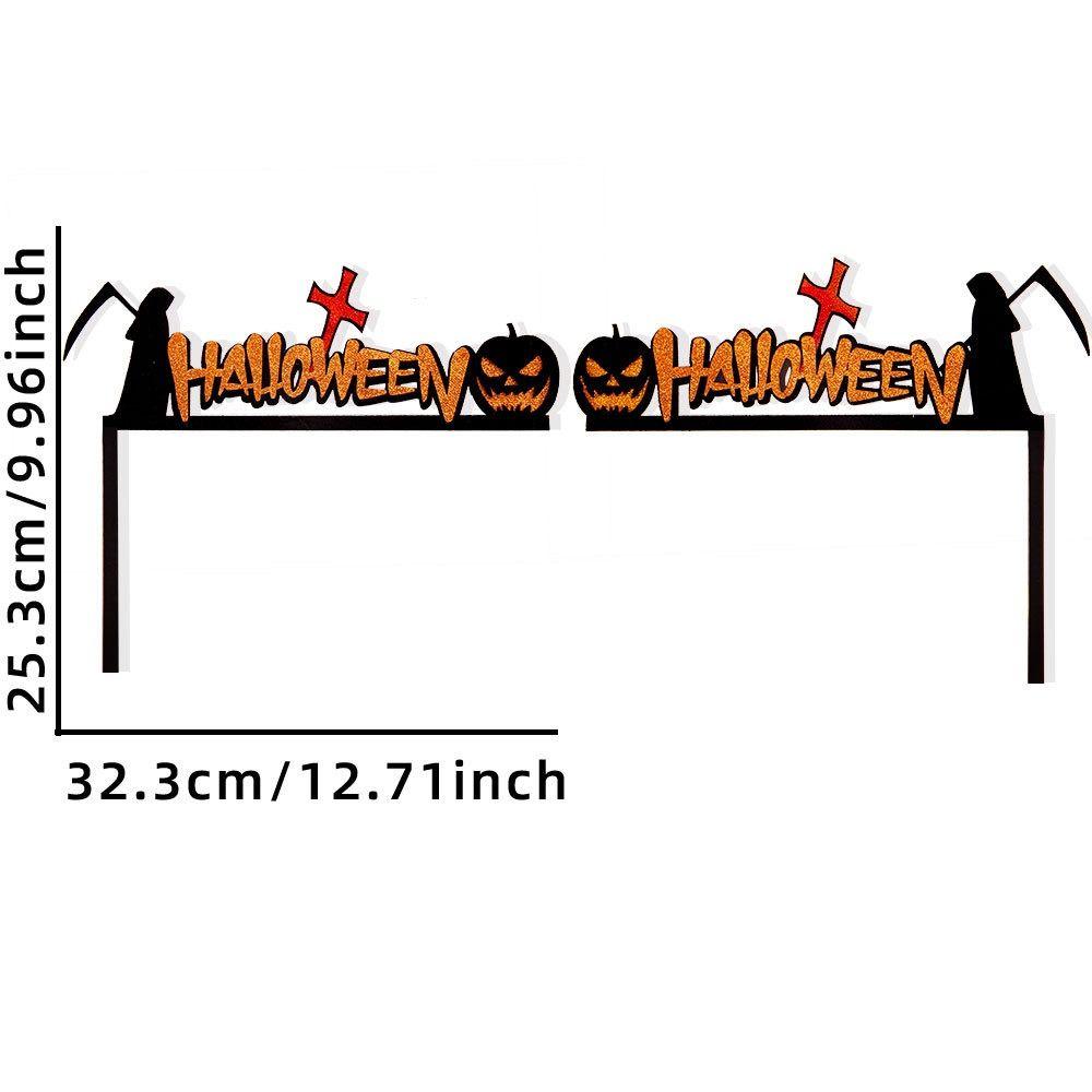 Multi-purpose 3D Halloween Door Frame Stickers Cute DIY Pumpkin Corner Stickers Cartoon Ghost Festival Door Stickers Window