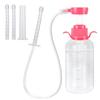 Ninonly Multipurpose 600ml Large Manual Pump Lotion Enema Backflow 65cm Includes 3 Replacement Dustproof Cover Unisex Irrigator, Capacity, Type,