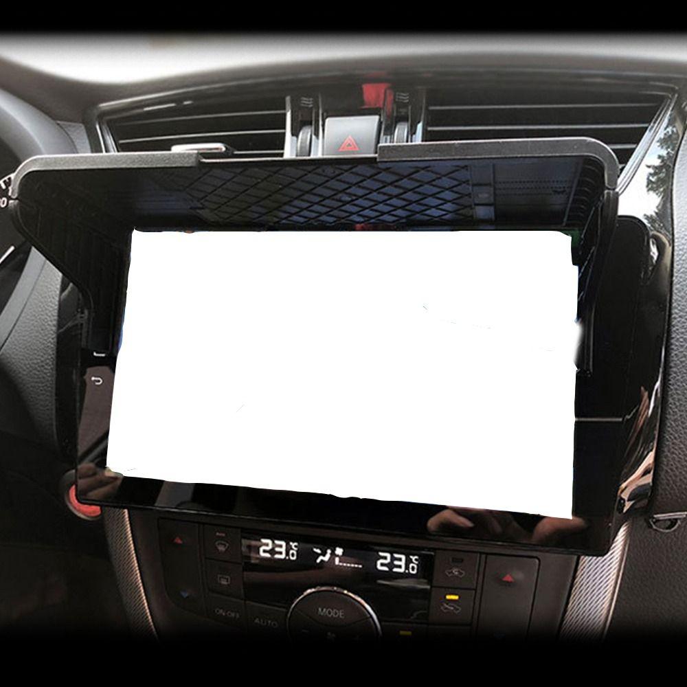 Anti-Reflective Car GPS Sun Shade Adjustable Screen Protector Navigation Sunshade Universal Fit Anti-Glare Visor Car Interior