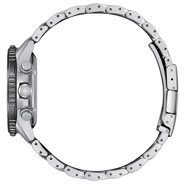 Citizen PROMASTER Наручные часы с кварцевым механизмом на солнечной батарее Стальной ремешок 40 мм Розовый циферблат Мужские часы CA4664-60X