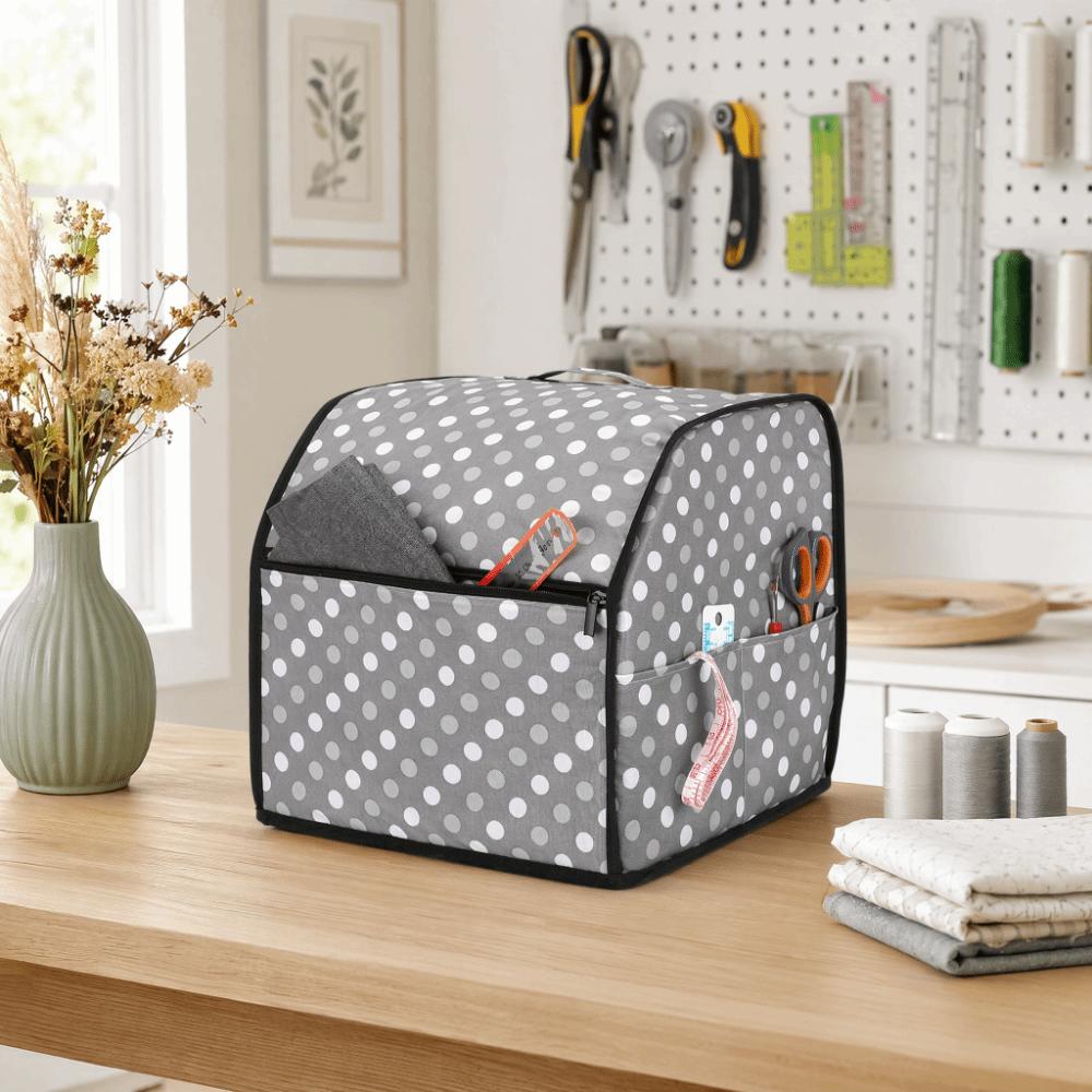 Dustproof Overlock Machine Protective Cover Protective Case for Singer/Brother Home Sewing