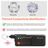 Yieryi Rechargeable Diamond Tester Pen Moissanite High Accuracy Jewelry Selector Tool with UV Light Type-C for Gemstone Stone