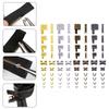 Zip Repair Set Insertion Pin Zippers Bottom Zippers Stopper Metal Zippers Head Sliders Retainer For Clothing Repair