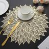 Table Placemat Creative Leaf-Shaped Placemat Dining Table Protection Mat for Home Kitchen Decoration