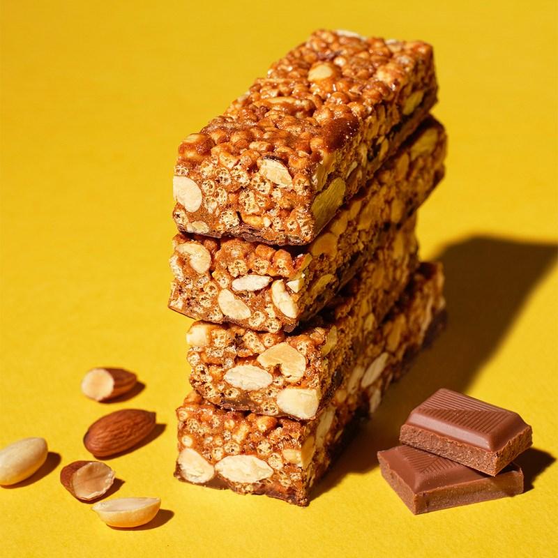 Протеиновый батончик Kellogg's K Карамель и орехи 12 шт., 480 г, 1 штука