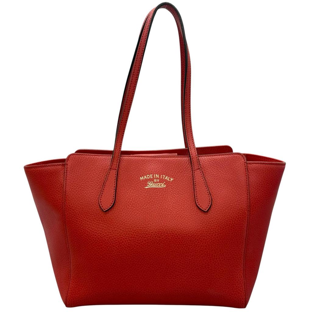 GUCCI Swing 354408 Tote Bag Red Women used