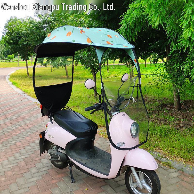 Тент для электровелосипеда: Дожде- и ветрозащитный солнцезащитный навес