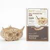 Tsukurundesu® 3D Wooden Puzzle TG405 Owl Box with Japanese Instructions
