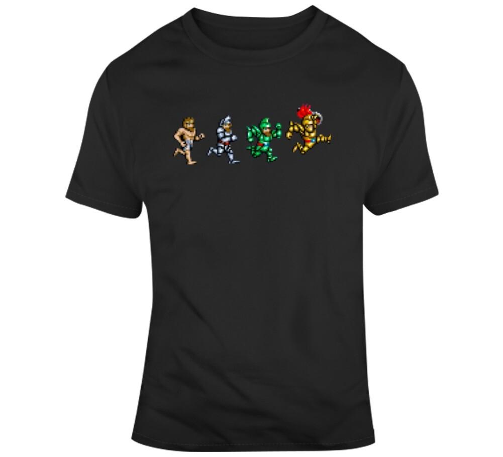 Retro SNes Arcade Game Ghosts and Goblins Sir Arthur Video Game Fan T Shirt
