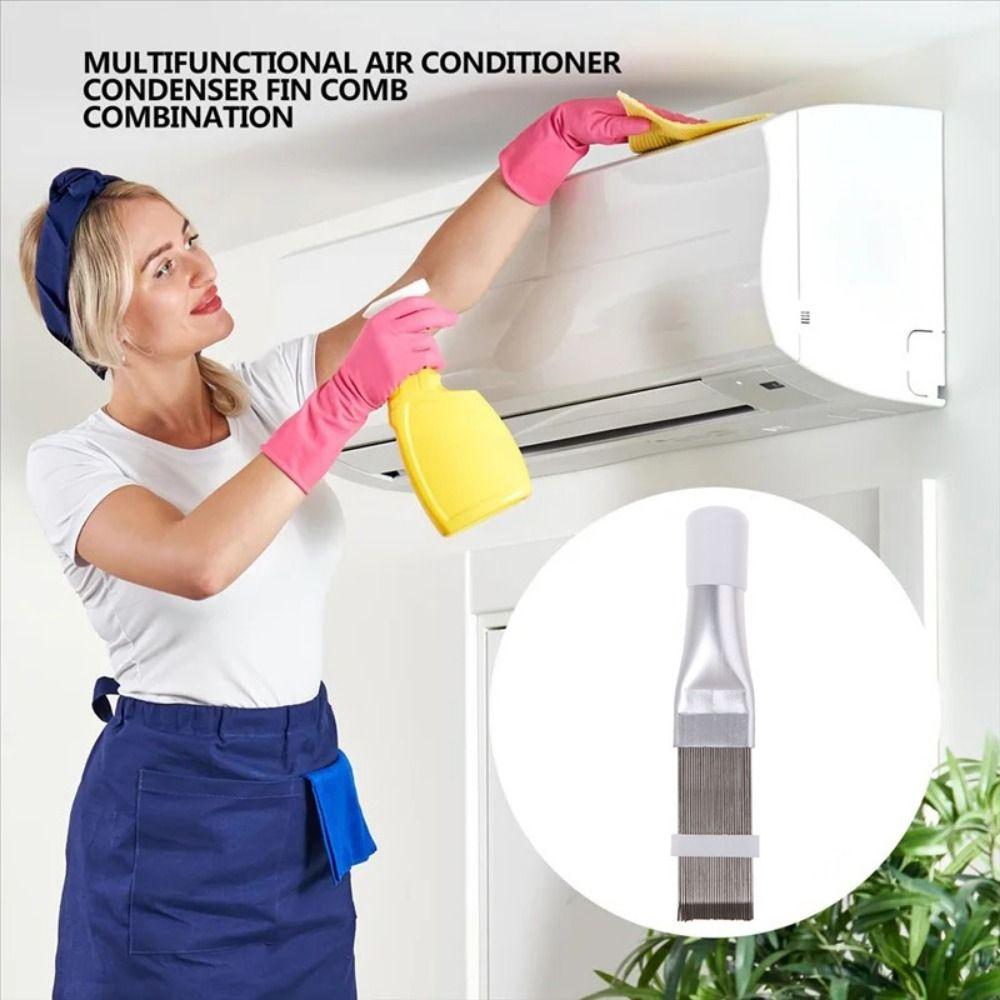 4Pcs/set Universal Air Conditioner Fin Cleaning Brush Refrigeration Cleaning Supplies