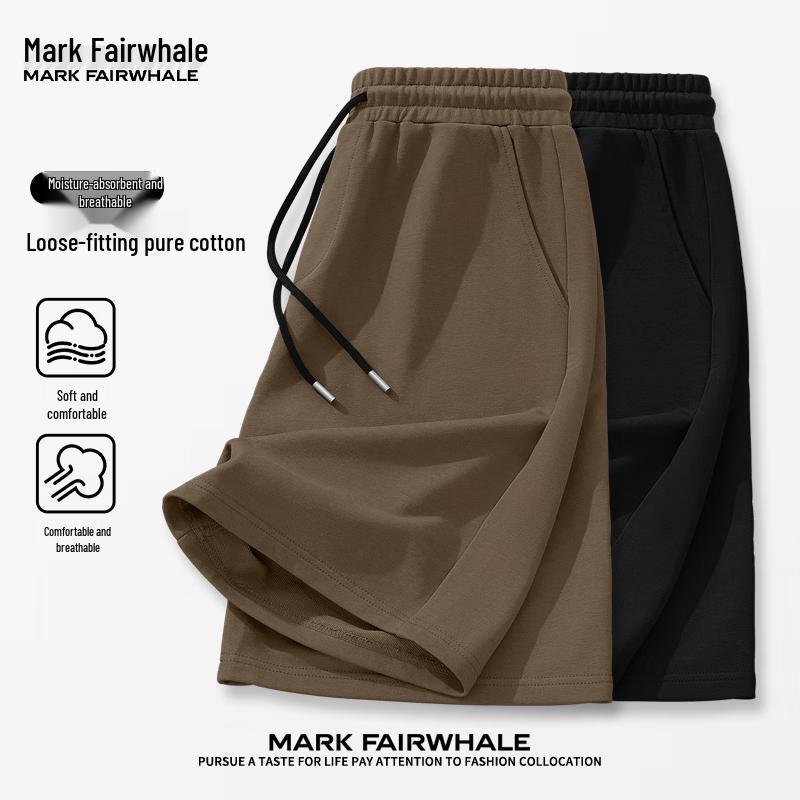 Mark Fairwhale Мужские хлопковые повседневные спортивные шорты
