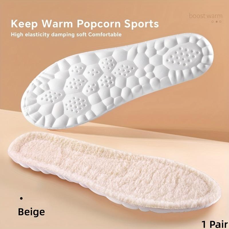 1 пара теплых самонагревающихся толстых стелек, дышащие удобные подушечки для обуви
