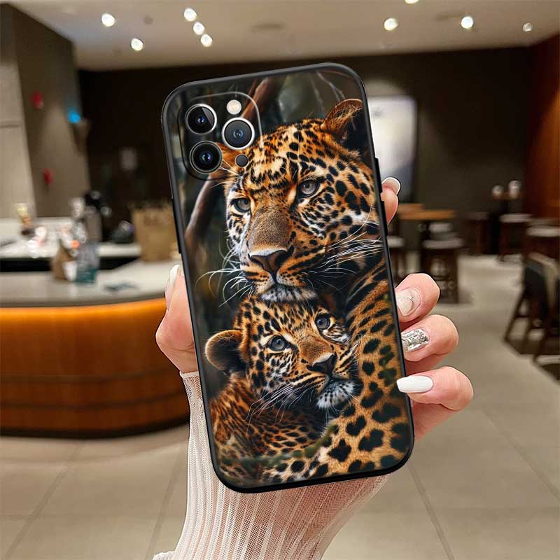 UP2 Animal Leopard New High-End Shell Phone Case for OPPO A3 Pro A72 A74 A76 A77 A77S A78 A79 A94 A95 A18 A40M A58