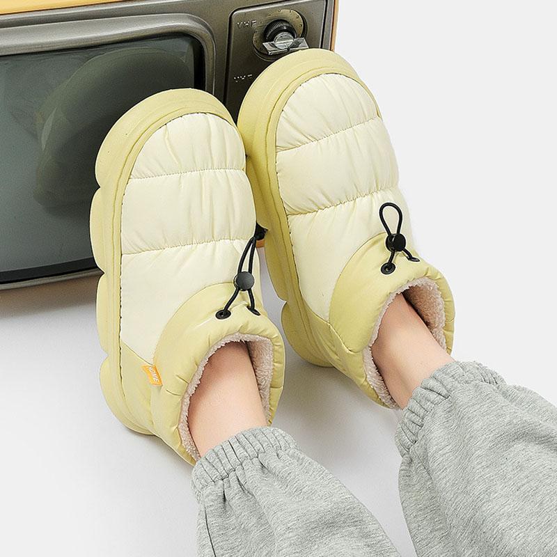 Зимняя обувь для женщин 2024 года, теплые пушистые меховые зимние сапоги, водонепроницаемые, высокие, легкие, на платформе, ботильоны Botas Mujer