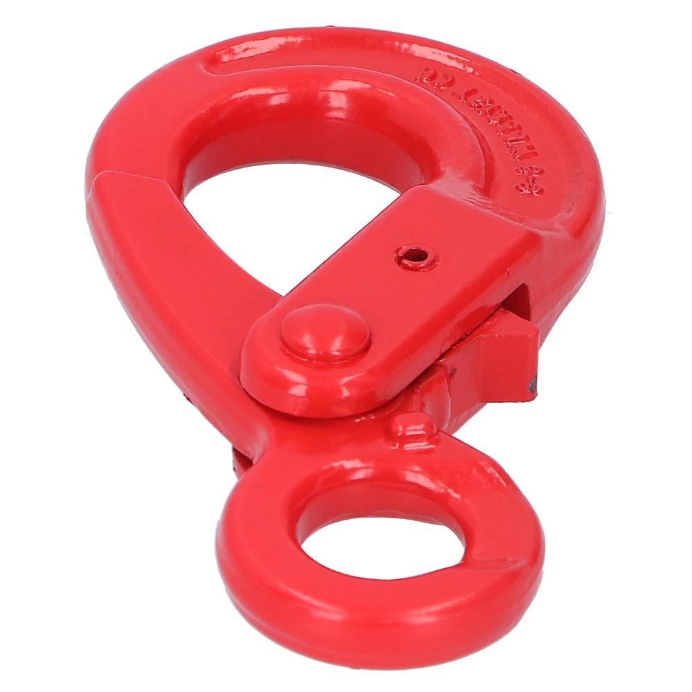 With Latch Slip Hook Alloy Steel Clevis Hook Safety Lock Self-Locking Lifting Hook Port