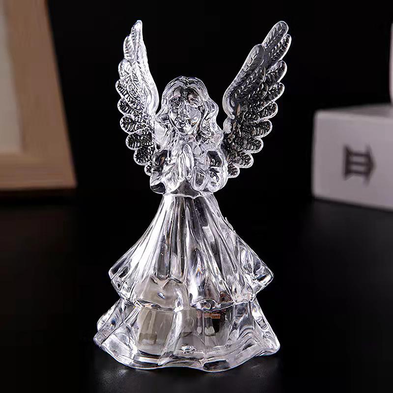 Bedside Lamp Colorful Wings Decoration Angel Style Desktop Night Lamp