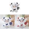 Animal Cattle Plush Toy Cartoon Stuffed Doll Keychain Pendant Backpack Gift Kids