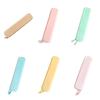 Multifunctional Pen Bag Solid Color Stationery Storage Bag Fashion Silicone Pencil Case  Office
