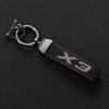 Fashion Suede Leather Car Keychain For BMW X1 X2 X3 X4 X5 X6 X7 F48 E84 U11 E83 F25 G01 E71 E70 F15 GT Auto Keychain Accessories