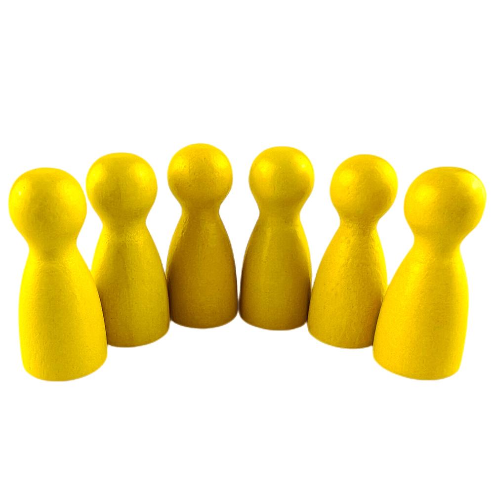 12 цветных деревянных пешек для настольных игр для шахматной игры