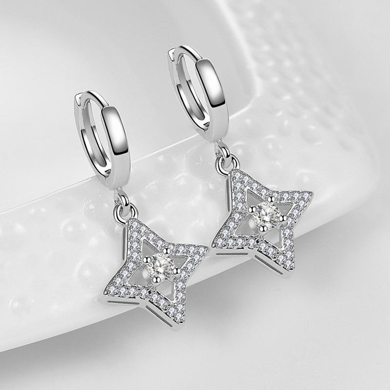 Lindon Copper Alloy Zircon Earrings Drop Earrings For Women Wedding Party Gifts