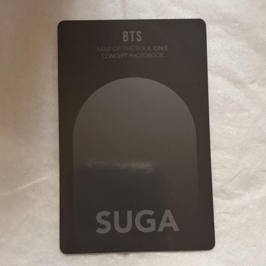 [Б/У] BTS SUGA Юнги коллекционная карточка Map of the Soul