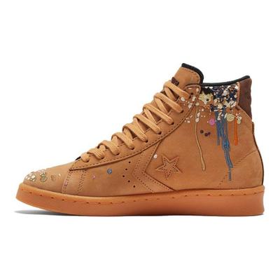 Bandulu x Pro Leather High Paint Splatter - Flux Унисекс Кроссовки Коричневый Резина-Светло-Медовый 169908C