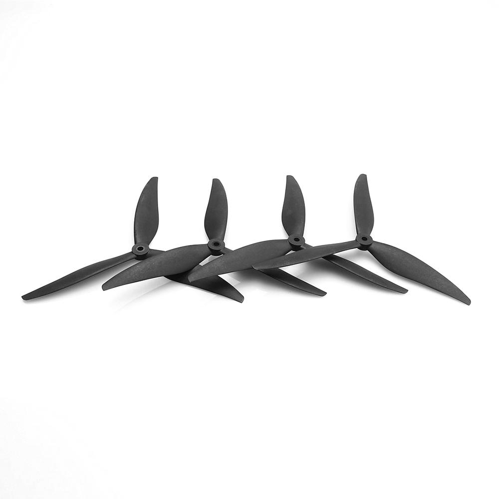 2 Pairs Tracker 8X4X3 8040 8inch 3 Blade/ Tri-blade Propeller Fiberglass Nylon for 8inch FPV Remote