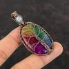 Tree Of Life Rainbow Solar Quartz Druzy Pendant Copper Wire Wrapped Pendant Moonstone Pendant Real Gemstone Pendant Handmade Copper Jewelry